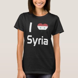 Nationalflagge Syrien-Souvenir für Frauen T-Shirt