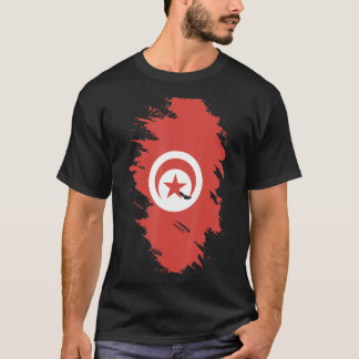Nationalflagge Tunesiens Souvenir für Männer Fraue T-Shirt