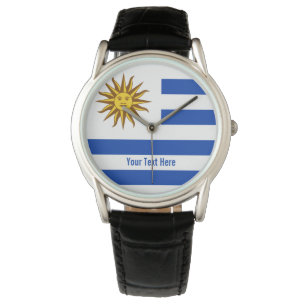Nationalflagge Uruguays Armbanduhr