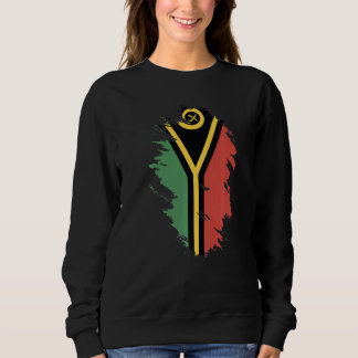 Nationalflagge Vanuatu Souvenir für Männer Frauen Sweatshirt