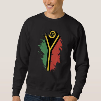 Nationalflagge Vanuatu Souvenir für Männer Frauen Sweatshirt