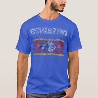Nationalflagge von Eswatini Souvenir-Geschenk für T-Shirt
