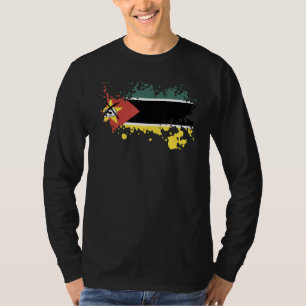 Nationalflagge von Mosambik Souvenir für Männer Fr T-Shirt