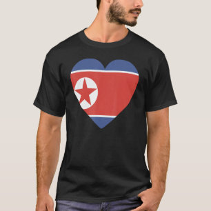 Nationalflagge von Nordkorea-Souvenir für Männer F T-Shirt