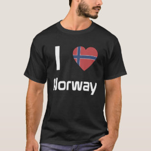 Nationalflagge von Norwegen Souvenir für Männer Fr T-Shirt