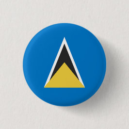Nationalflagge von Saint Lucia Button