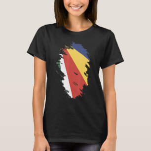 Nationalflagge von Seychellen Souvenir für Männer T-Shirt