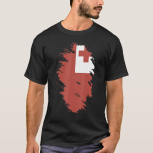 Nationalflagge von Tonga Souvenir für Männer Fraue T-Shirt