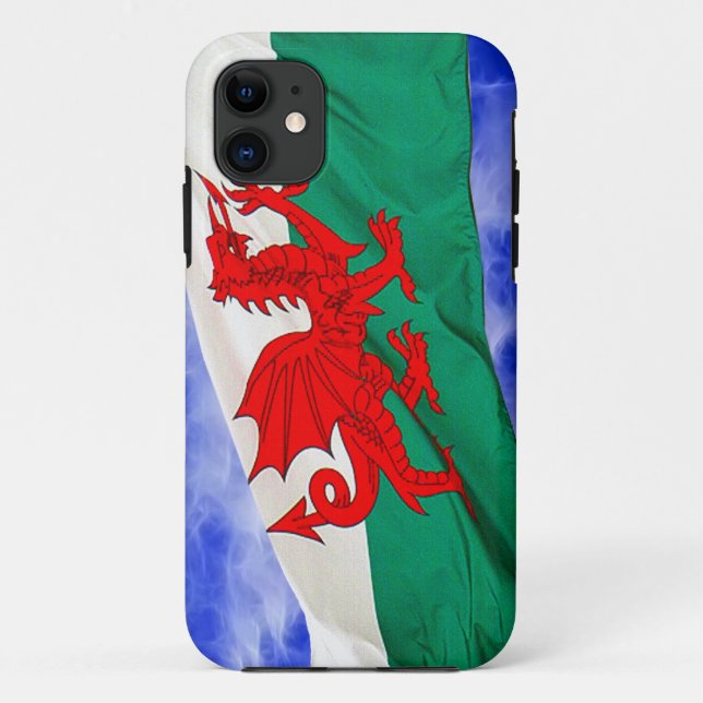 Nationalflagge Wales Patriotic Phone Case (Rückseite)