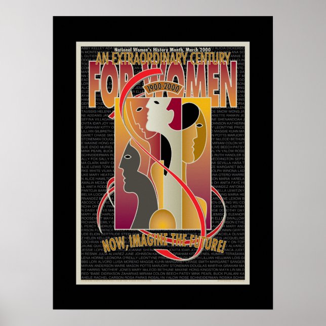 Nationalgeschichte der Frauen Centennial Poster Pr (Vorne)