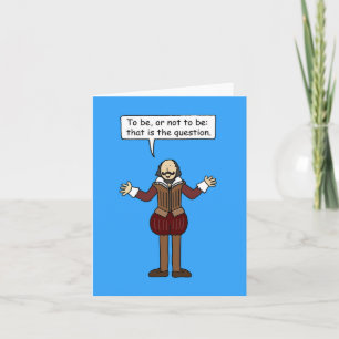 Nationalgespräch wie Shakespeare Day 23. April Karte