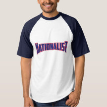 Nationalist - rotes weißes und blau