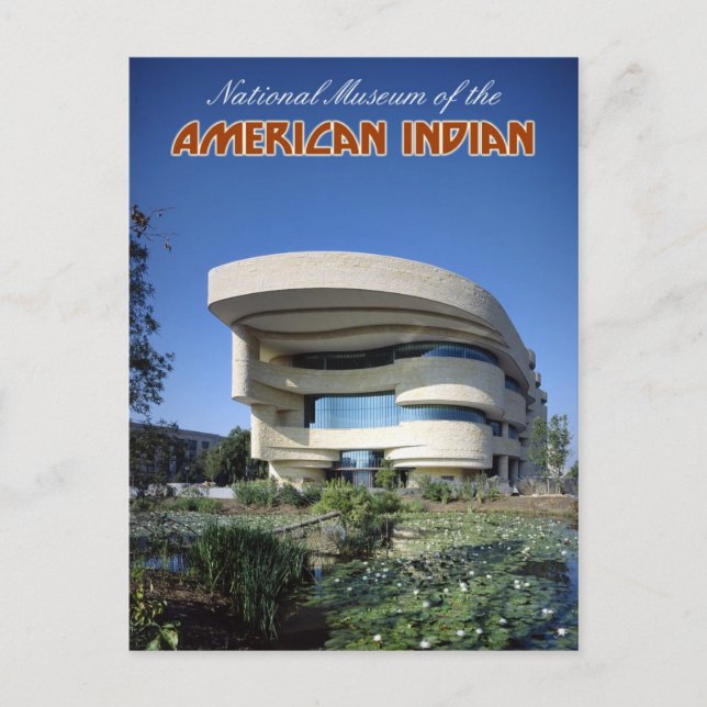 Nationalmuseum des Amerikanischen Ureinwohners Postkarte (Vorderseite)