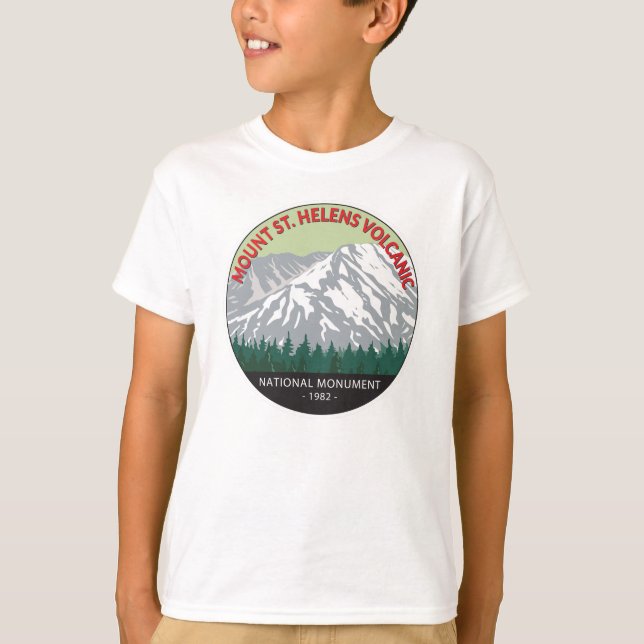 Nationalmuseum St. Helens Vintag T-Shirt (Vorderseite)