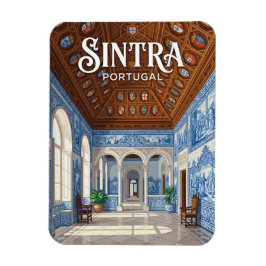 Nationalpalast von Sintra Portugal Magnet