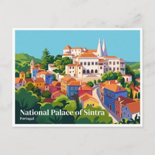 Nationalpalast von Sintra Portugal Postkarte