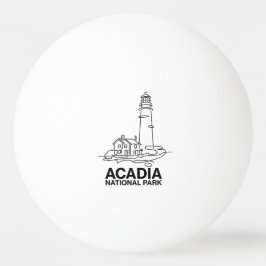 Nationalpark Acadia Lighthouse Kunst, Dichtung und Tischtennisball