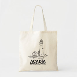 Nationalpark Acadia Lighthouse Kunst, Dichtung und Tragetasche