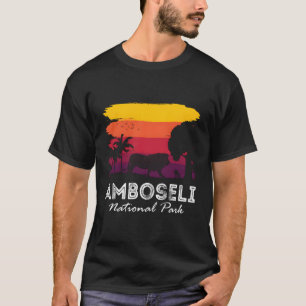 Nationalpark Afrika Amboseli Kenya T-Shirt