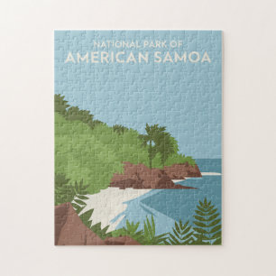 Nationalpark Amerikanisch-Samoas Minimalistisch