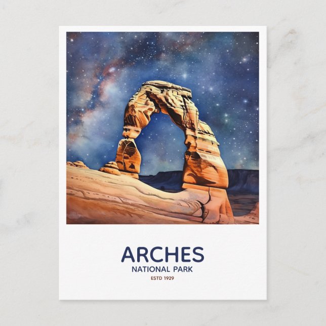 Nationalpark Arches - Delikatessen Postkarte (Vorderseite)