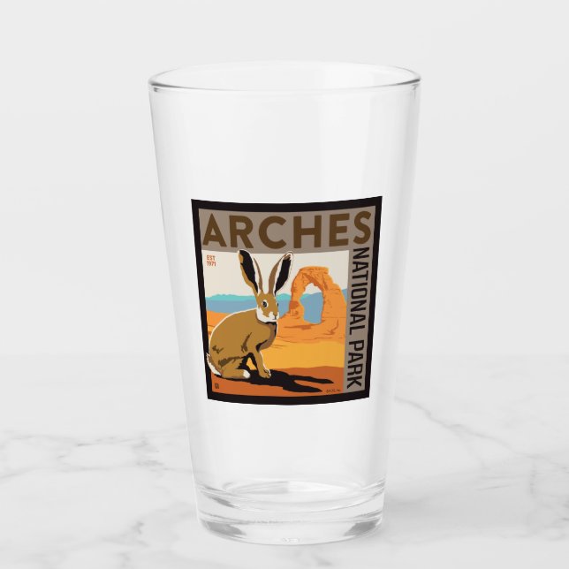 Nationalpark Arches, Utah | Kaninchen Glas (Vorderseite)