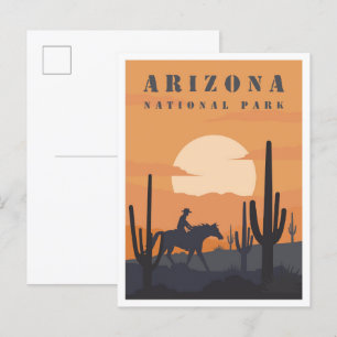 Nationalpark Arizona Postkarte