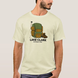 Nationalpark-Backpacker für den See Clark T-Shirt