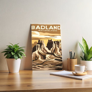 Nationalpark Badlands Postkarte