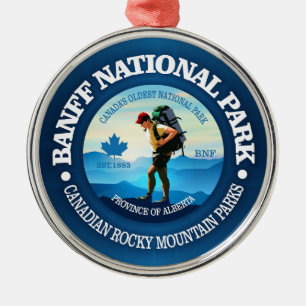 Nationalpark Banff (C) Ornament Aus Metall