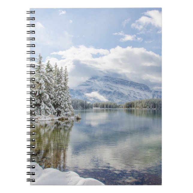 Nationalpark Banff im Winter Notizblock (Vorderseite)
