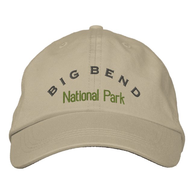 Nationalpark Big Bend Bestickte Kappe (Vorderseite)