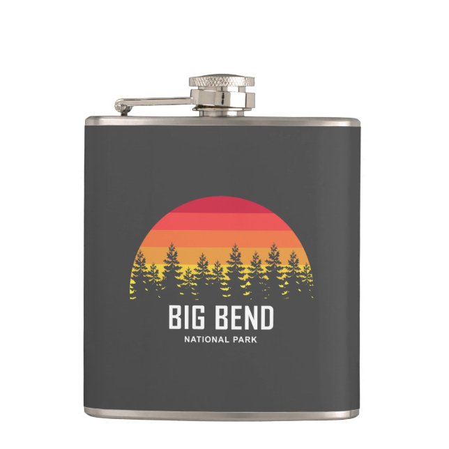 Nationalpark Big Bend Flachmann (Vorderseite)