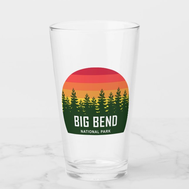 Nationalpark Big Bend Glas (Vorderseite)