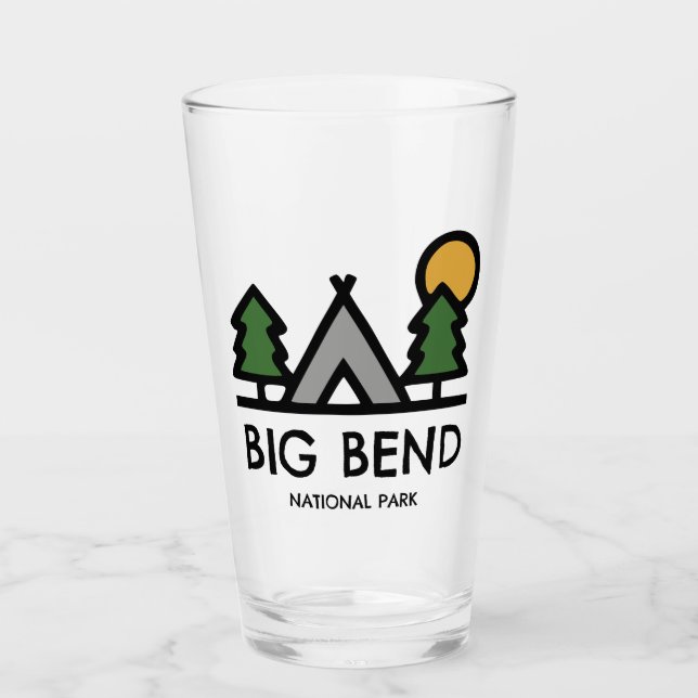 Nationalpark Big Bend Glas (Vorderseite)