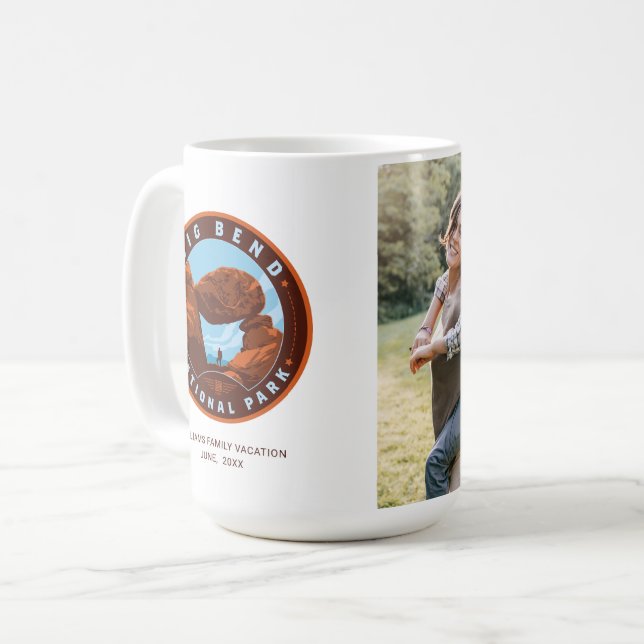 Nationalpark Big Bend Kaffeetasse (Vorderseite Links)