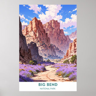 Nationalpark Big Bend Poster