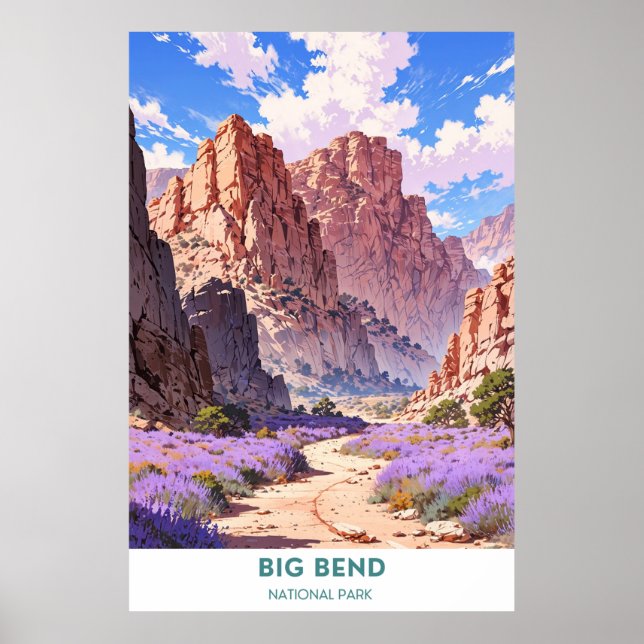 Nationalpark Big Bend Poster (Vorne)