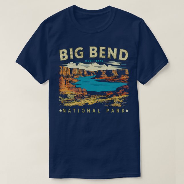 Nationalpark Big Bend T-Shirt (Design vorne)