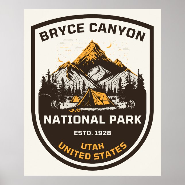 Nationalpark Bryce Canyon Außenbereich und Natur Poster (Vorne)