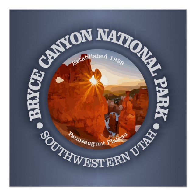 Nationalpark Bryce Canyon Poster (Vorderseite)
