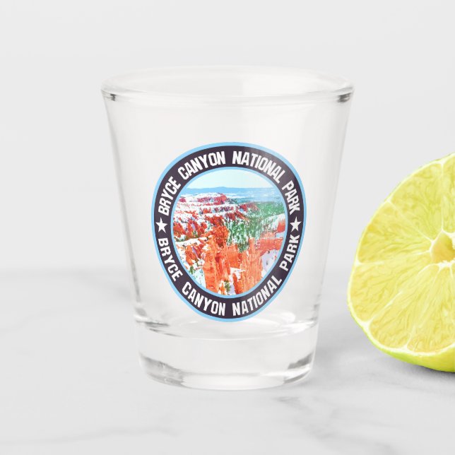 Nationalpark Bryce Canyon Schnapsglas (Vorderseite)