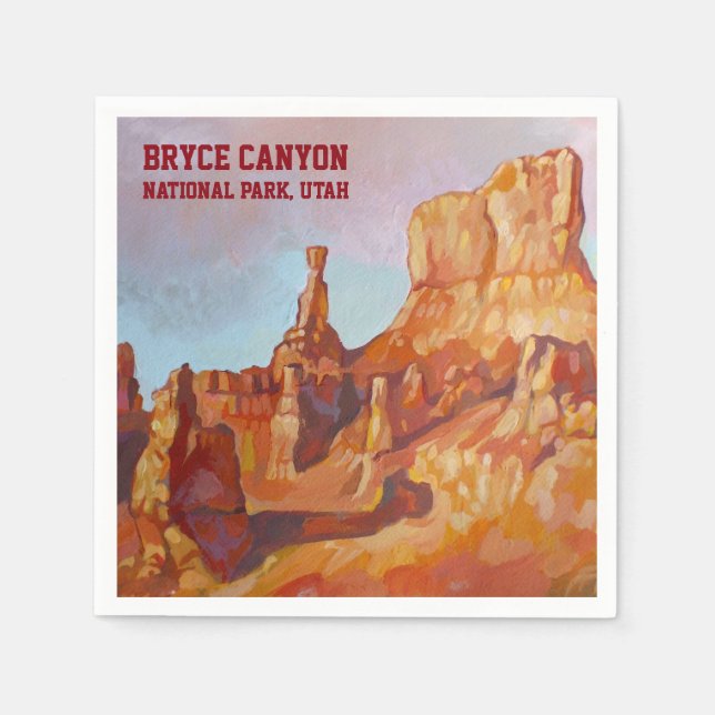 Nationalpark Bryce Canyon Serviette (Vorderseite)