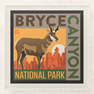 Nationalpark Bryce Canyon   Utah Glasuntersetzer