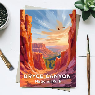 Nationalpark Bryce Canyon   Utah Travel Postkarte