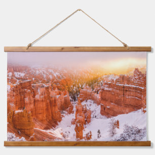 Nationalpark Bryce Canyon Wandteppich Mit Holzrahmen