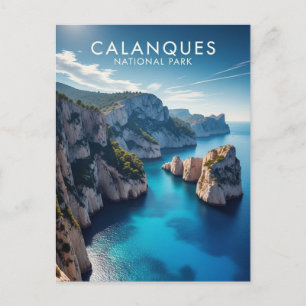 Nationalpark Calanques Frankreich Reise Postkarte