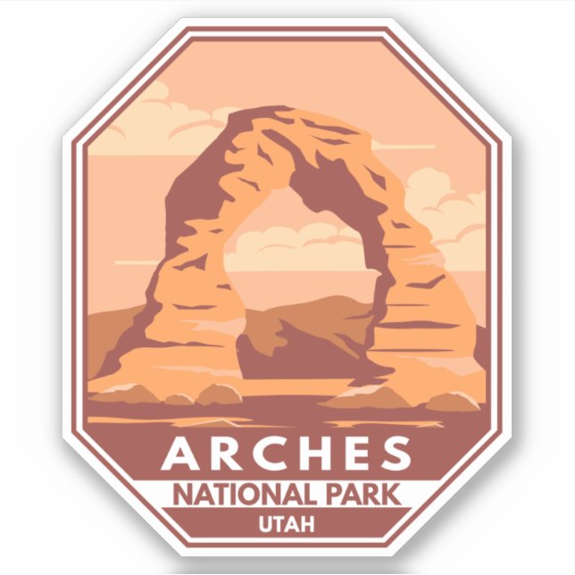 Nationalpark California Aufkleber (Vorderseite)