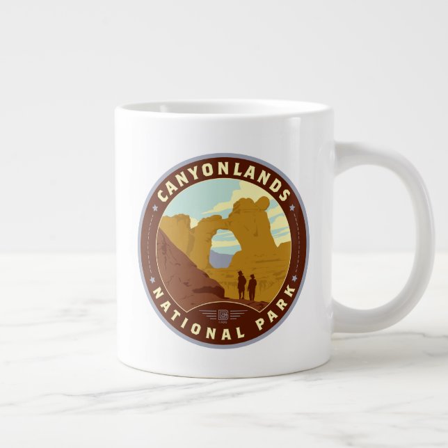 Nationalpark Canyonlands Jumbo-Tasse (Rechts)