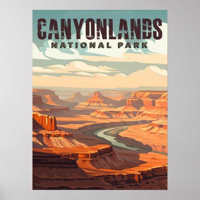 Nationalpark Canyonlands Poster (Vorne)